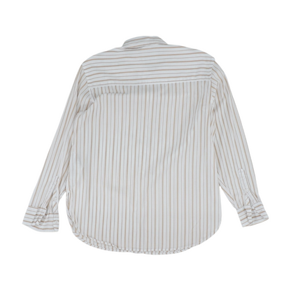 Tan Striped Button Down