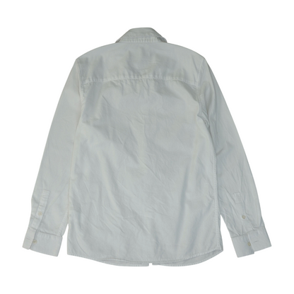 White Long Sleeve Button Down