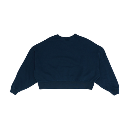 Black Solid Sweatshirt Pullover