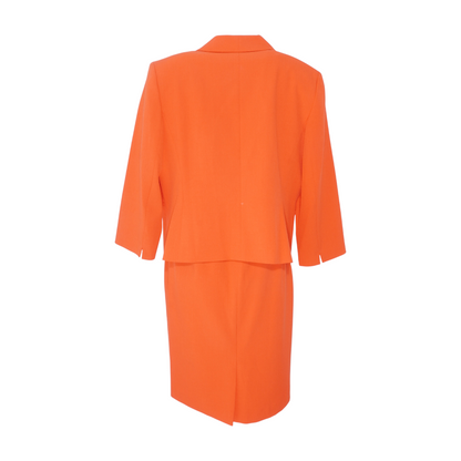 Orange Midi Dress