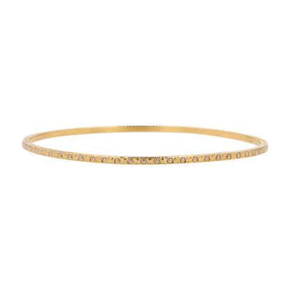 22K Yellow Gold Bangle Bracelet