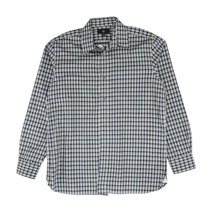 Multi Check Long Sleeve Button Down