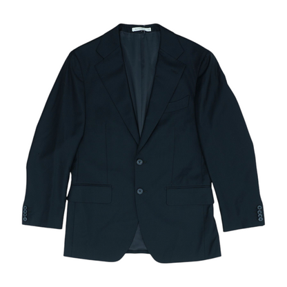 Black Solid Suit Jacket