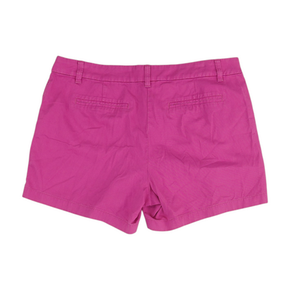 Pink Solid Chino Shorts