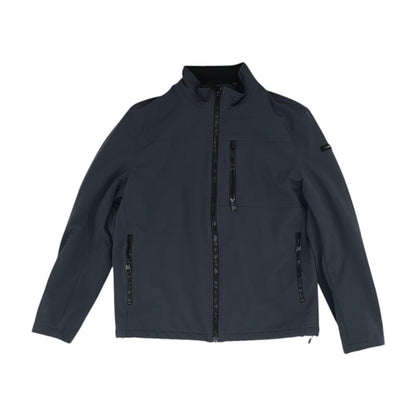 Black Color Block Jacket