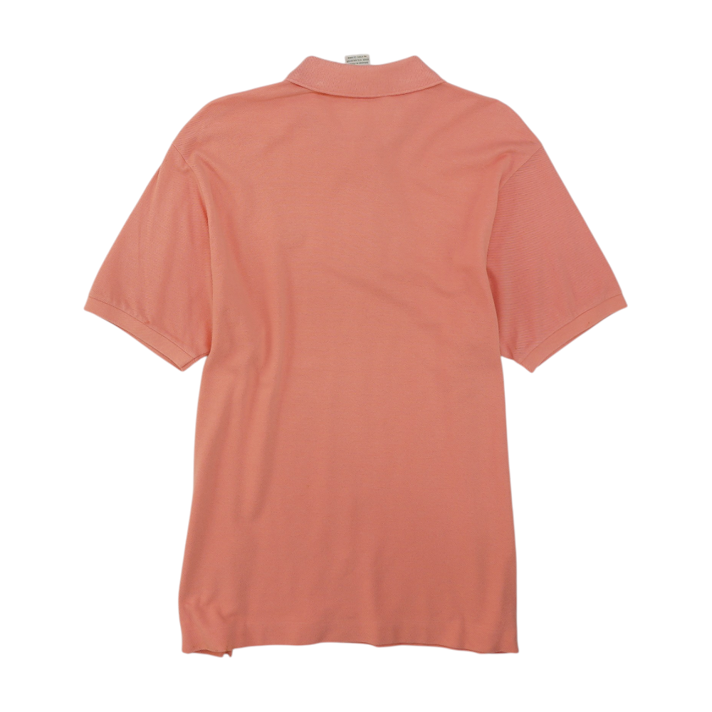 Pink Solid Short Sleeve Polo