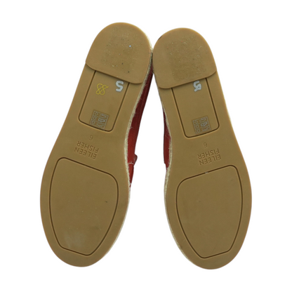 Red Slip-On Flats