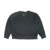 Black Solid Sweatshirt Pullover