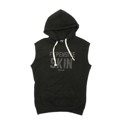 Black Solid Hoodie Pullover
