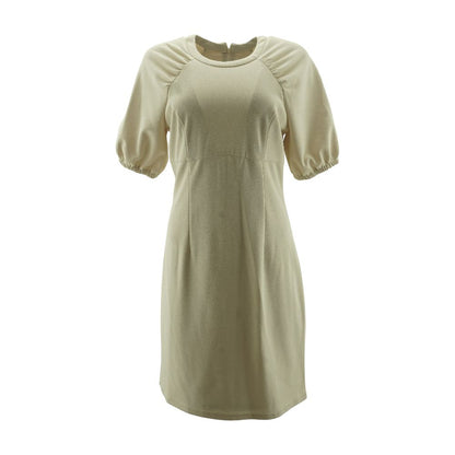 Beige Mini Dress