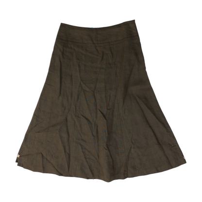 Brown Midi Skirt