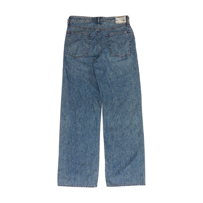 Blue Wide Leg Jeans