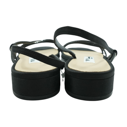 Black Flat Sandals