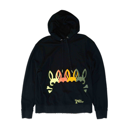 Black Solid Hoodie Pullover