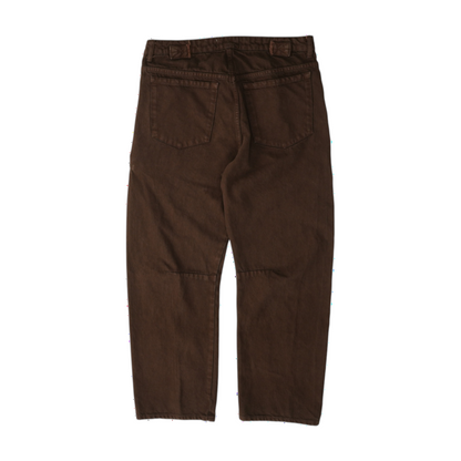 Brown Straight Jeans