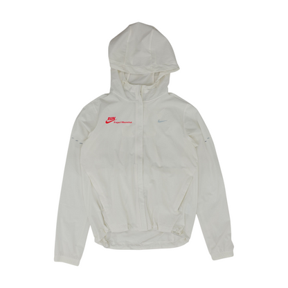 White Solid Active Jacket