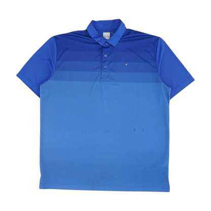 Blue Polka Dot Short Sleeve Polo