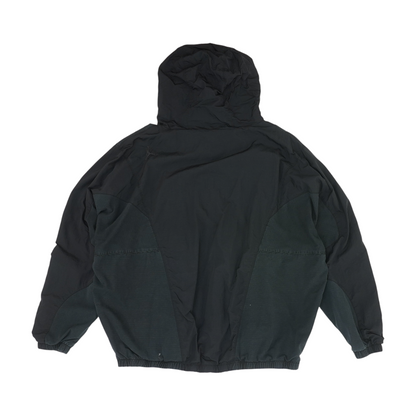 Black Solid 1/4 Zip Pullover