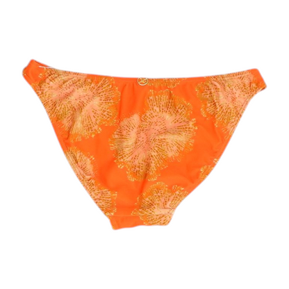 Orange Print Swim Bottom