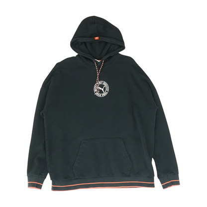 Black Solid Hoodie Pullover
