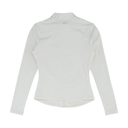 Ivory Solid Active Jacket
