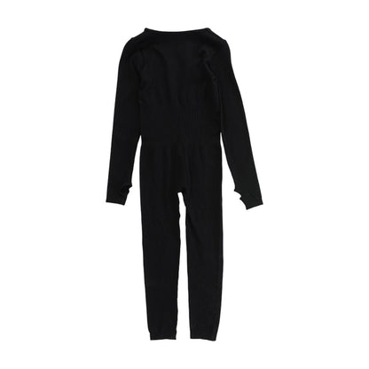 Black Solid Jumpsuit