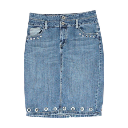 Blue Mini Skirt