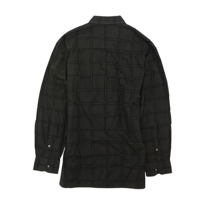 Black Check Long Sleeve Button Down
