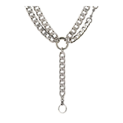 Silver Tone Spitalfields Chain Necklace