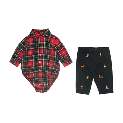 Red Plaid Set