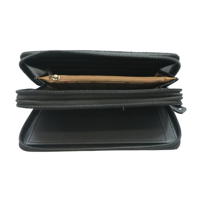 Black Continental Wallet