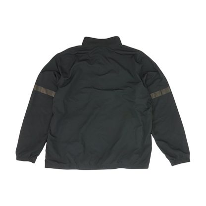 Black Solid 1/4 Zip Pullover