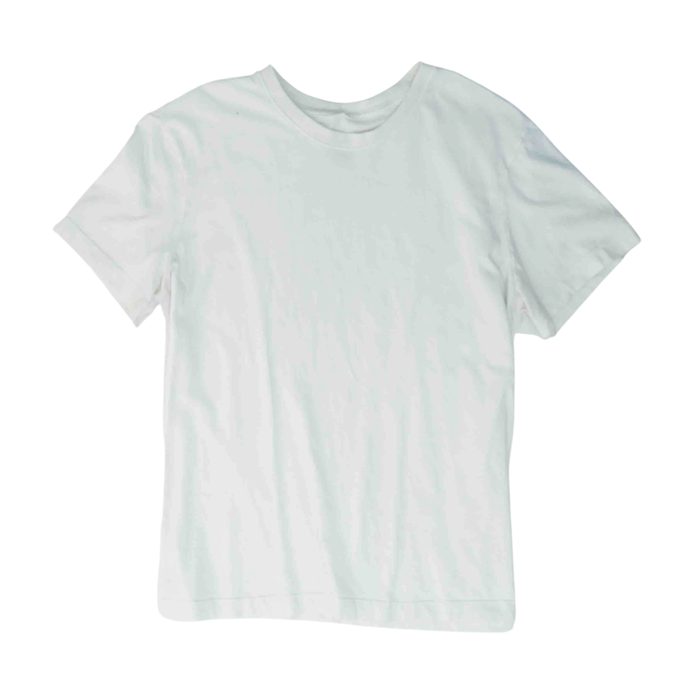 White Solid Pajama Top