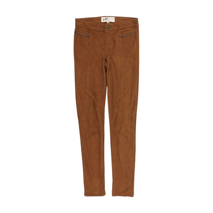 Brown Solid Pants