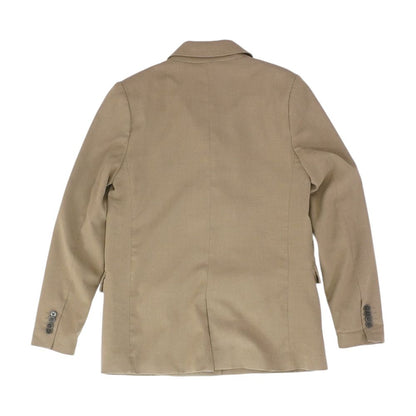 Brown Solid Blazer