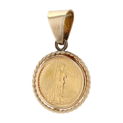 14K Yellow Gold Pendant