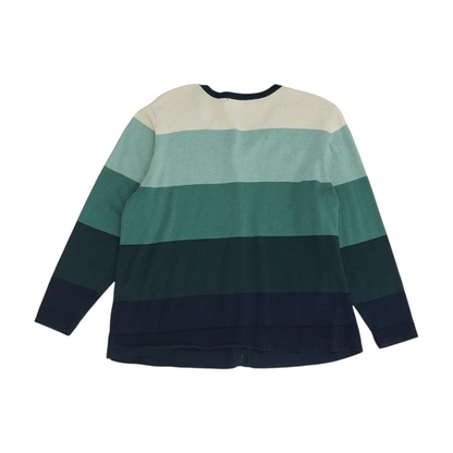 Multi Plus Color Block Cardigan Sweater