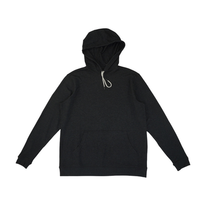 Gray Solid Hoodie Pullover