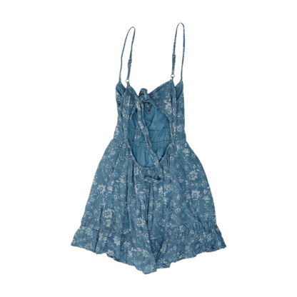 Blue Floral Mini Dress