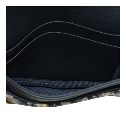 Saddle Bloom Card Holder in Blue