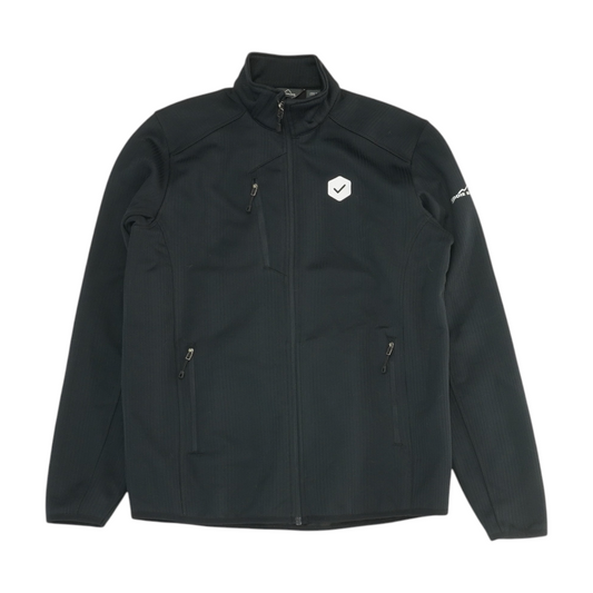 Black Solid Active Jacket