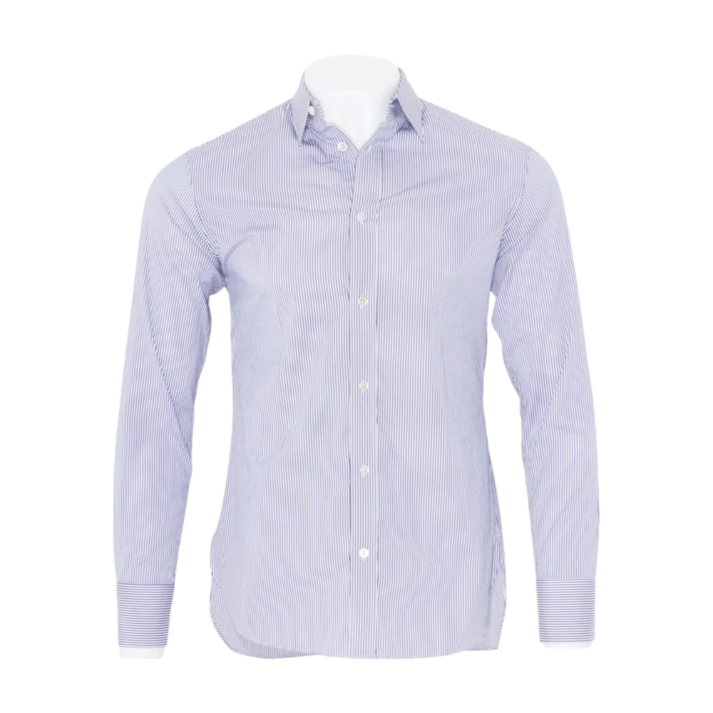 The Row Granada Striped Cotton-Poplin Shirt – Image 1