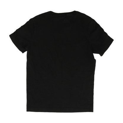 Black Solid Crewneck T-Shirt