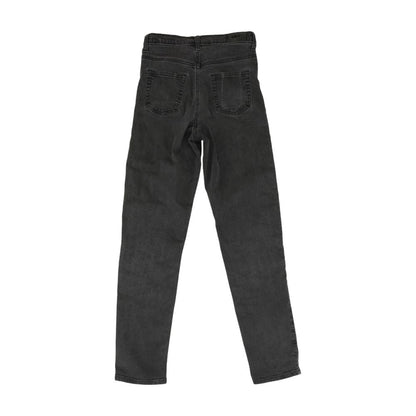 Black Solid Jeans