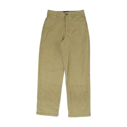 Khaki Straight Pants