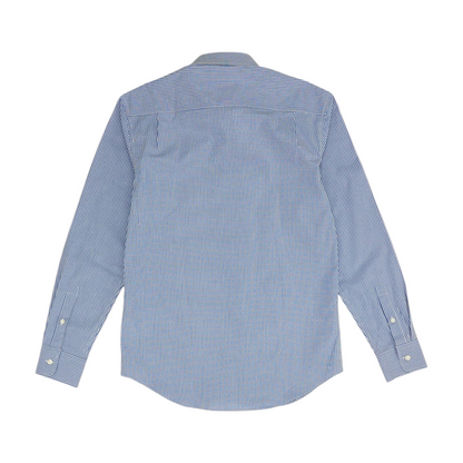 Blue Check Long Sleeve Button Down