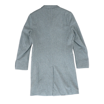 Gray Short Solid Coat