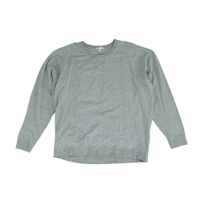 Gray Solid Sweatshirt Pullover