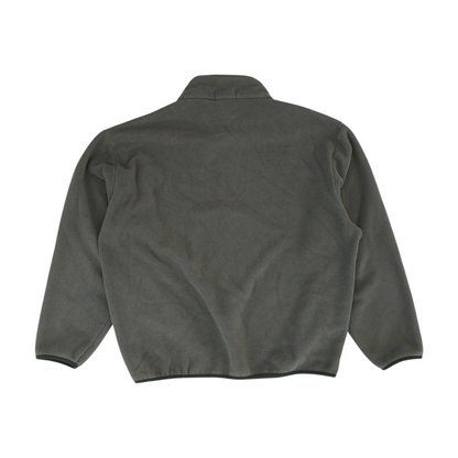 Gray Solid 1/4 Zip Pullover
