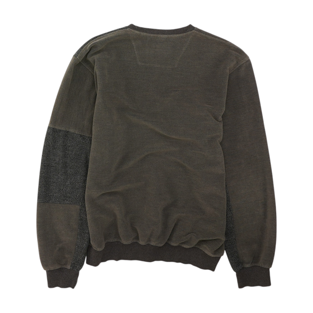 Gray Solid Sweatshirt Pullover